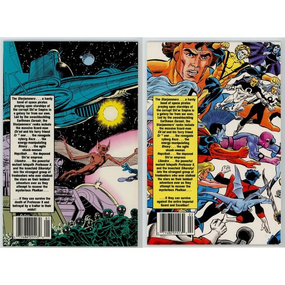 X-MEN SPOTLIGHT ON STARJAMMERS GRAPHIC NOVEL #1 AND #2, FULL STORY, HIGH GRADE - Picture 2 of 6